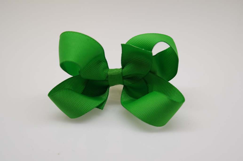 Large bowtique hair Bow with colors  Classical Green